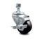 Service Caster 3.5 Inch Hard Rubber Wheel Swivel 12mm Threaded Stem Caster with Brake SCC SCC-TS20S3514-HRS-TLB-M1215 - alternate 1